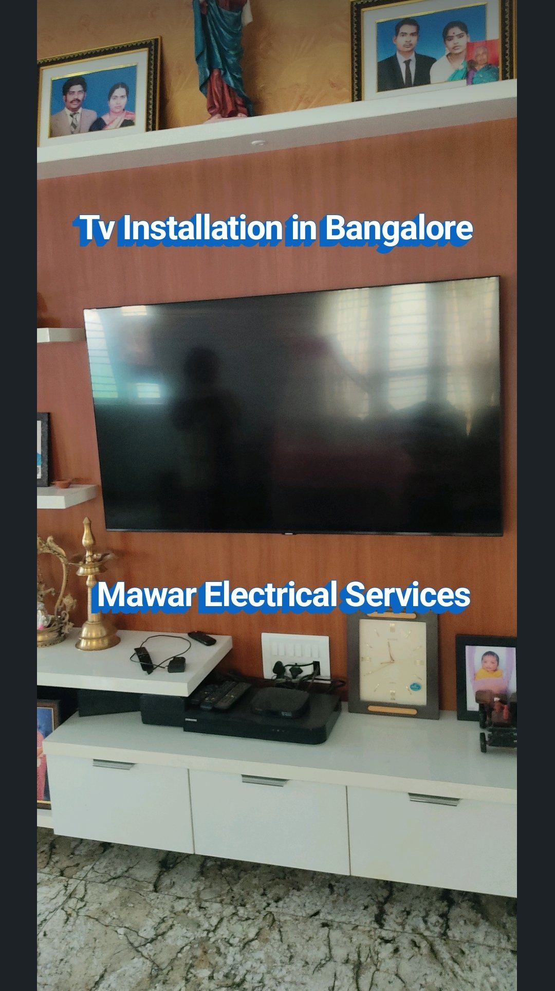 TV installation in Bangalore, TV fitting in Bangalore, TV wall mount installation